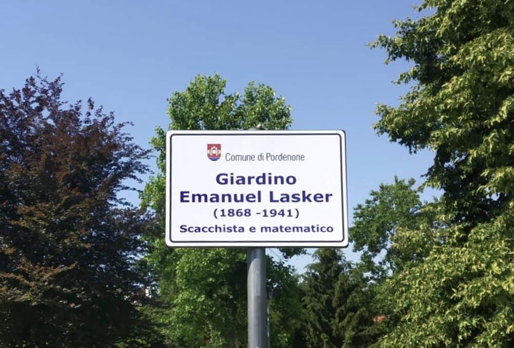 L'intitolazione del giardino